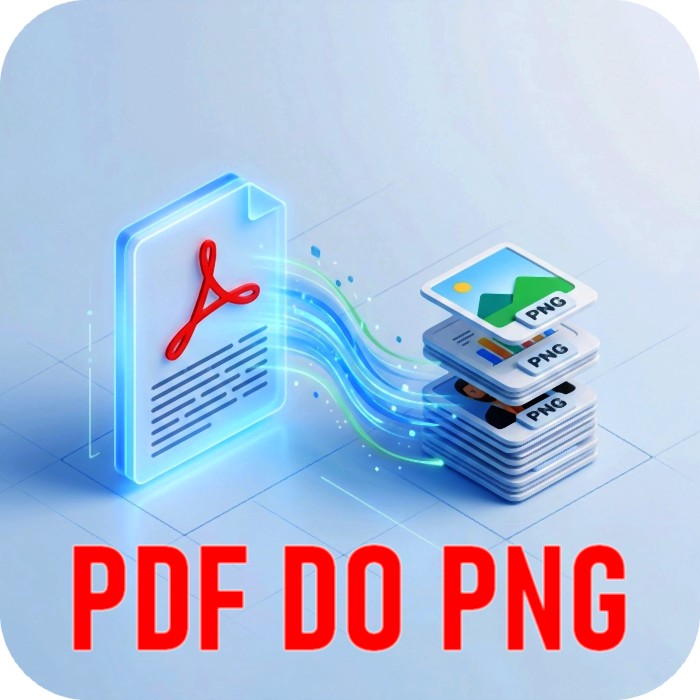 Zmeňte PDF dokumenty na ostré PNG obrázky zadarmo a rýchlo, 100% súkromie bez nahrávania na server