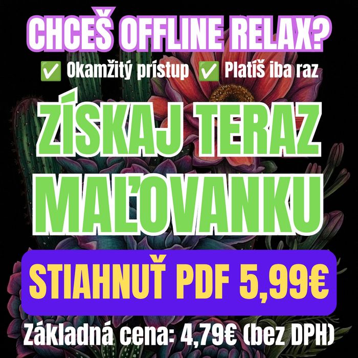 PDF maľovanka Čarovný les ti prináša prepracované scény tajomných lesov
