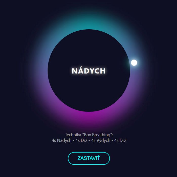 Online Dychové cvičenie zadarmo, Rýchle upokojenie a relax