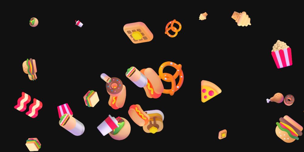 FLYING FOOD nechaj jedlo lietať na tvojom monitore