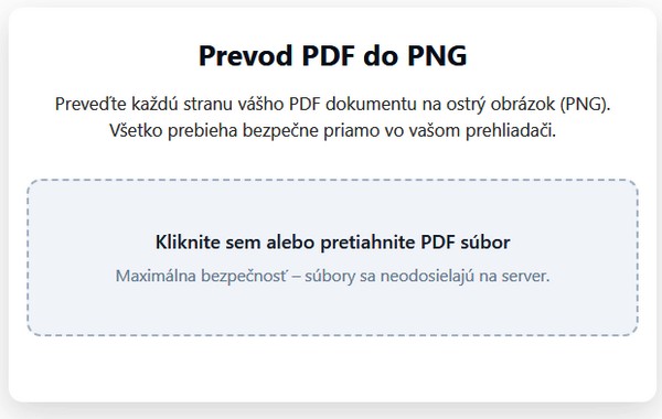 Zmeňte PDF dokumenty na ostré PNG obrázky zadarmo a rýchlo